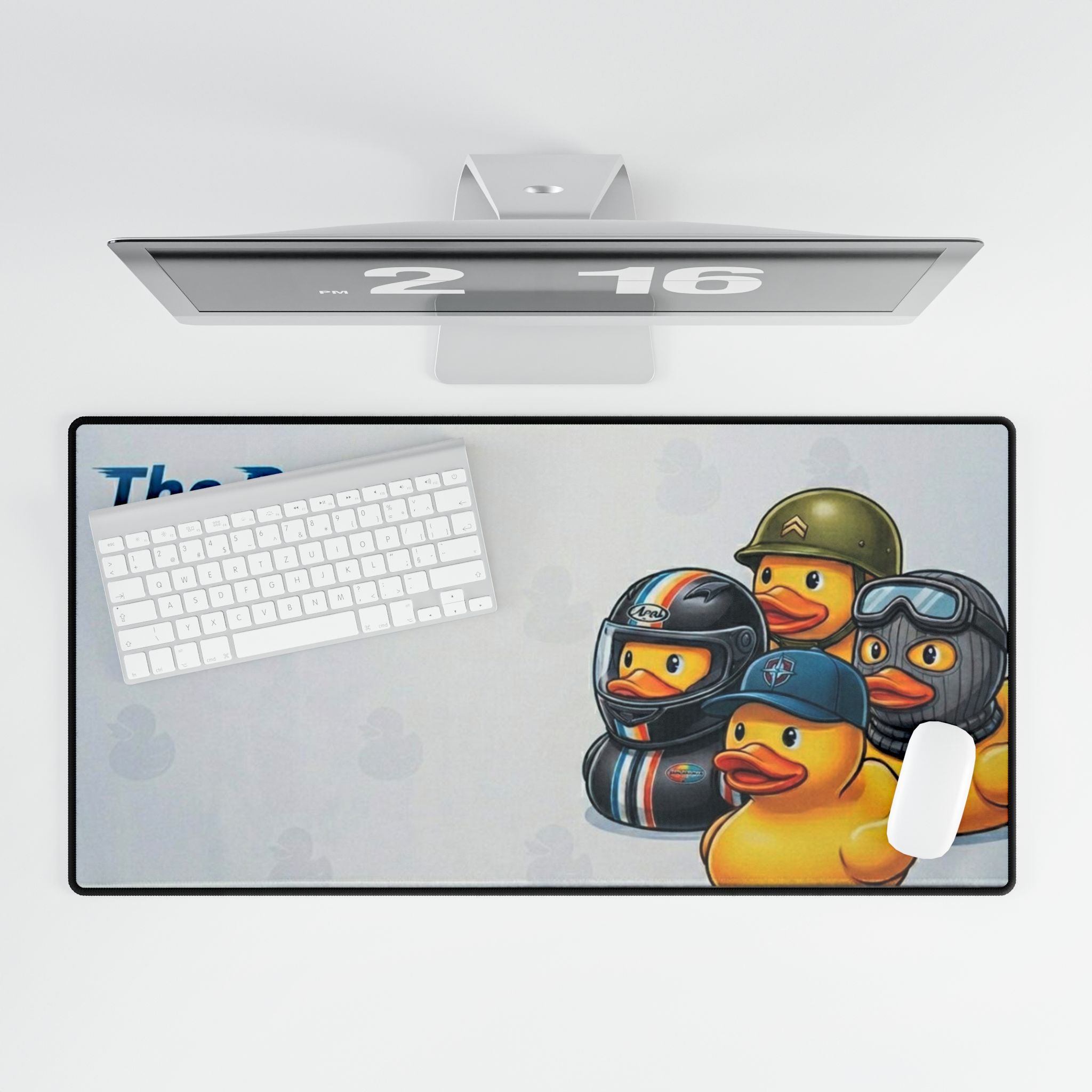 The Ducks Desk Mat — Cute Rubber Duck Gaming/Work Mouse Pad