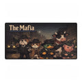 Mafia Animal Desk Mat — Vintage Gangster Cat, Dog & Farm Crew Extended Mouse Pad